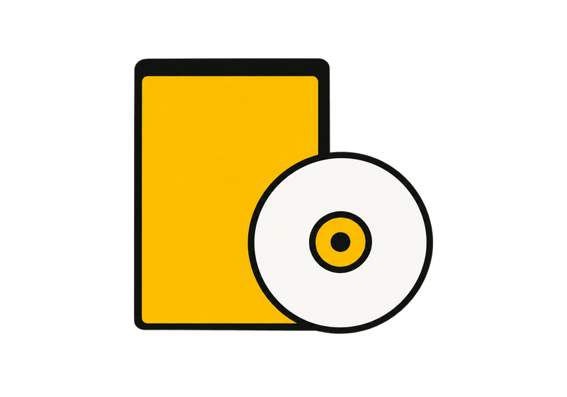 DVDのイラスト