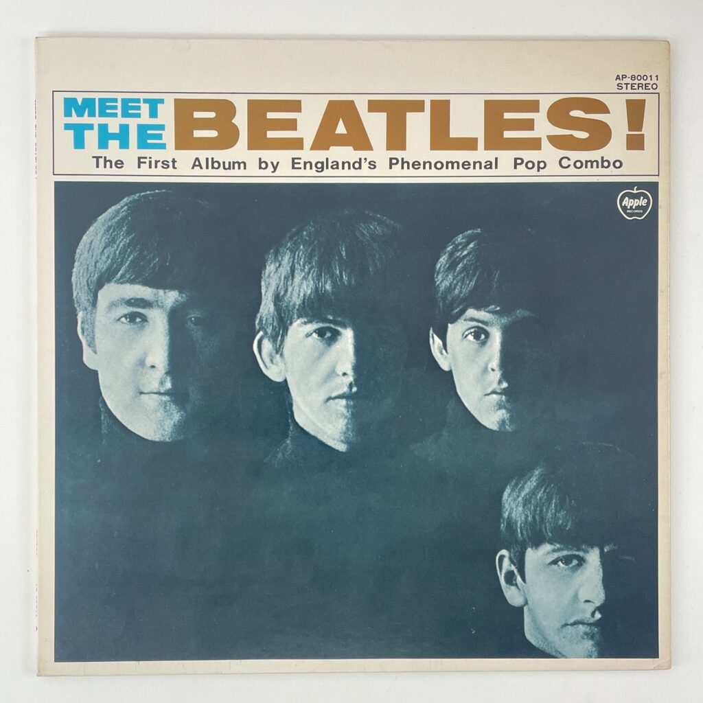 LP/ THE BEATLES / MEET THE BEATLES! / ザ・ビートルズ / 国内盤 ライナー・インナー APPLE